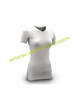Womens Short Sleeve White Compression Shirts